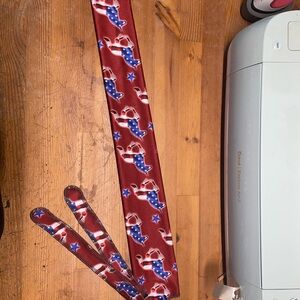 Red patriotic unicorn tail bag
